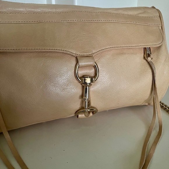 Rebecca Minkoff cream beigeLeather Crossbody Bag XL - Picture 3 of 14